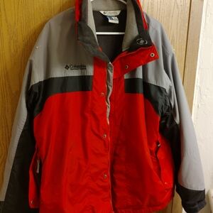 Columbia Men's Blue and Gray Interchange Jacket